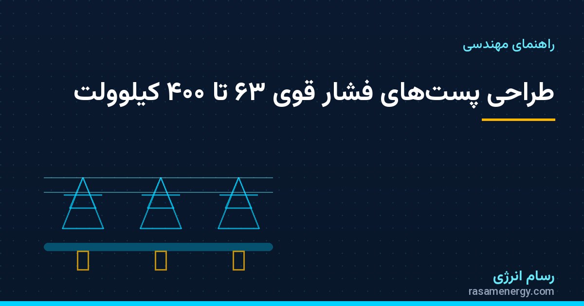 طراحی پستهای فشار قوی ۶۳ تا ۴۰۰ کیلوولت؛ از مطالعات اولیه تا راهاندازی - مقاله تخصصی شرکت مهندسی توسعه زیرساخت رسام انرژی